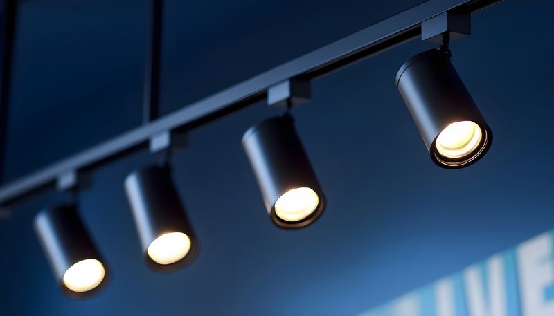 Track Lighting Installation detail