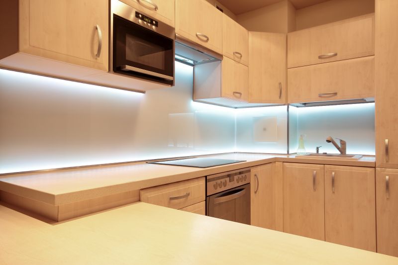 LED lighting provides energy-efficient illumination with long-lasting bulbs.